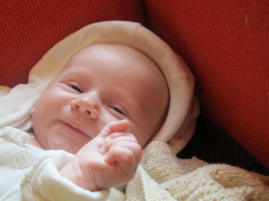 Det skal ikke mye til for å få frem latteren