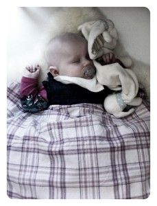 Jeg sover godt i min nye seng