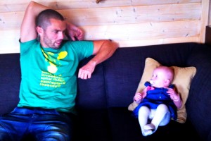 Deilig å komme frem etter mange timer i bil