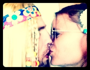 Hippie kiss :)